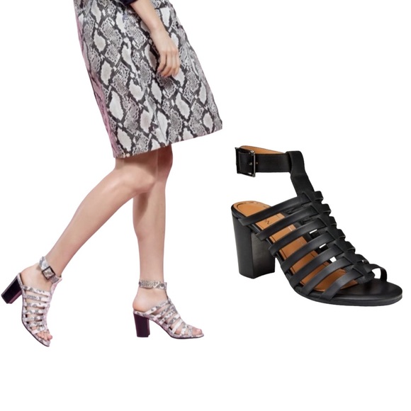 Vionic Shoes - VIONIC Sandal Sami Leather Heel Comfort Shoe Black 6 NWT